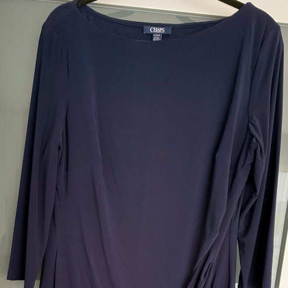 Navy Dress size XL by Chaps - Picture 3 of 7